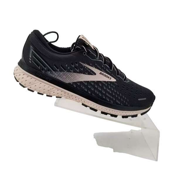 Brooks Ghost 13 Womens Running Shoes Black  Pink  Medium 1203381B062 Sz 9.5 - Picture 1 of 11